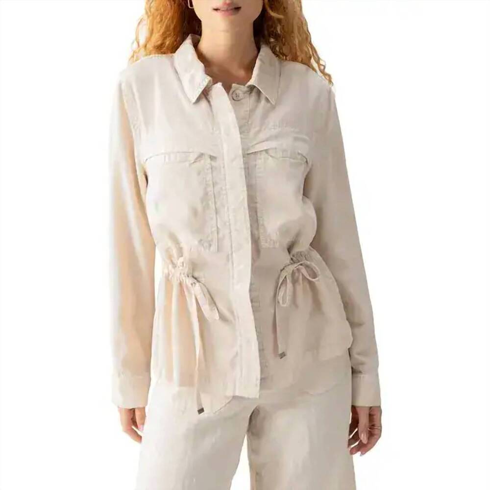 NEW SANCTUARY lora surplus jacket in crystal stone